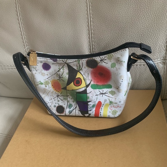 Joan Miro Singing Fish Abstract Surrealism Shoulder mini Bag - Picture 3 of 6